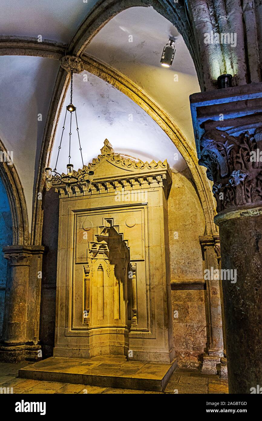 Mihrab semicircular niche, architecture of the Ottoman period in Cenacle Stock Photo Alamy