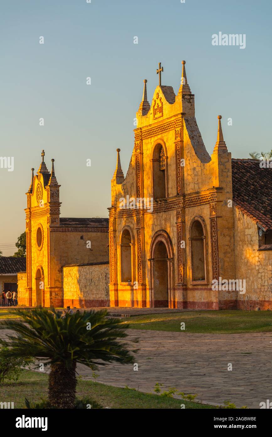 Mission Church of San José de Chiquitos, Jesuit Mission, Mission Circuit, Unesco World Heritage, Eastern Lowlands, Bolivia, Latin America Stock Photo