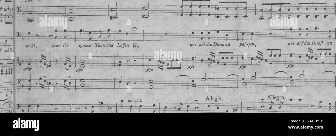 . Die Entfuhrung aus dem Serail : ein komisches Singspiel in drey Aufzugen (1796). paf.fi. doch mich trügt kein folch Gc - ficht, doch mich trügt kein folch Ge - ficht. Eu-re Tü-cke, Stock Photo