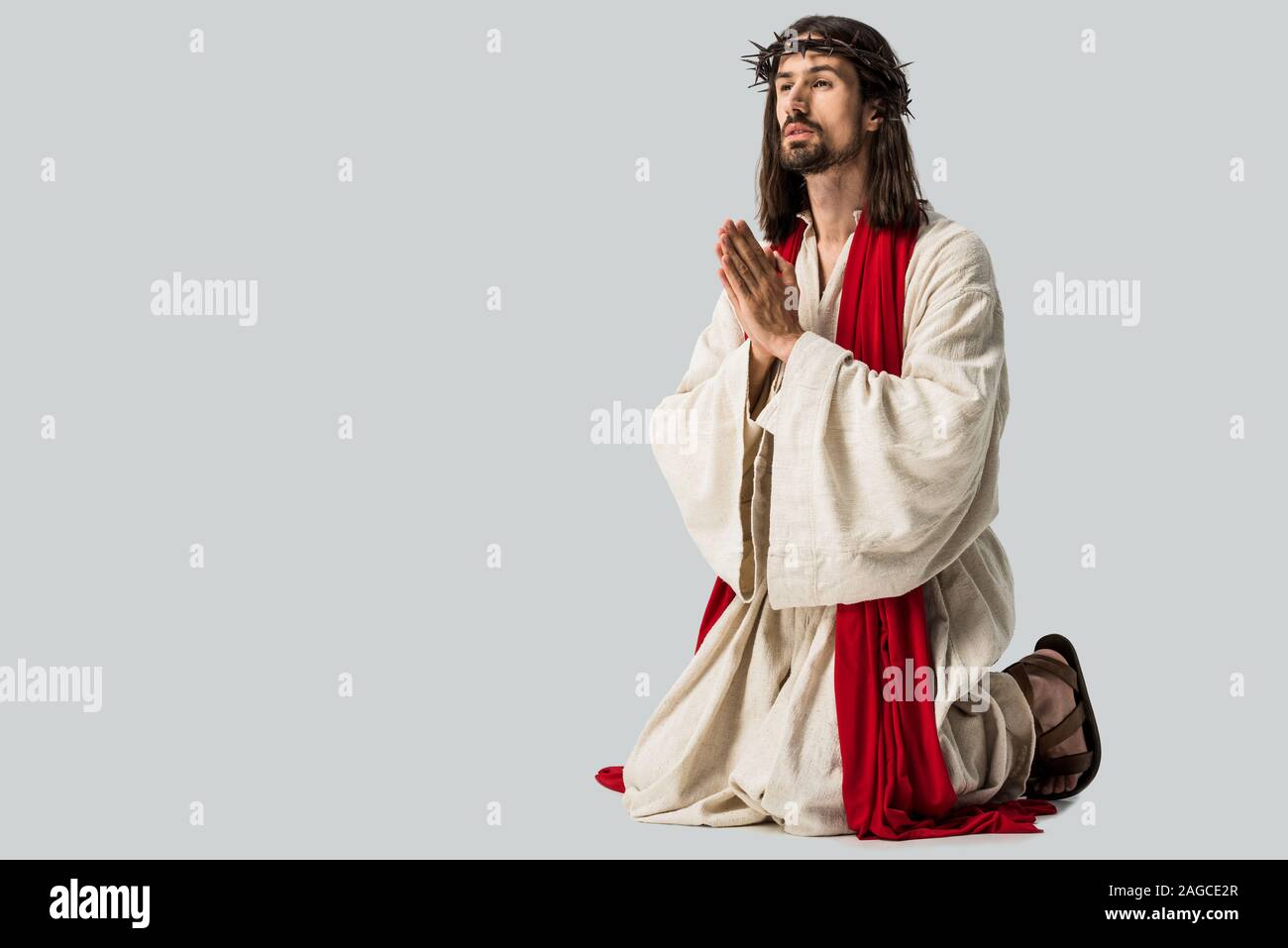 Knees praying hi-res stock photography and images - Alamy