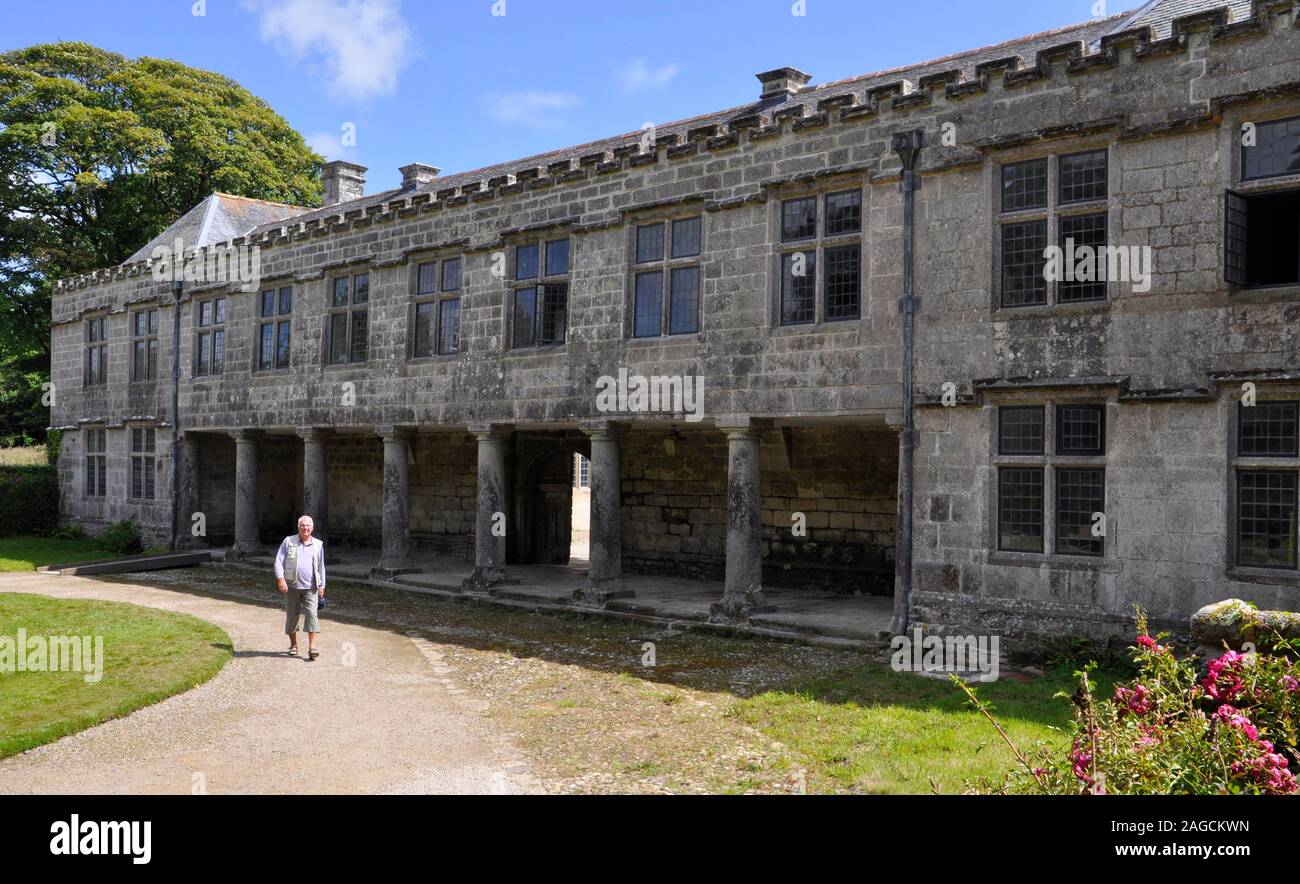 The North front of Godolphin House, a National Trust property nr Helston in Cornwall,UK. Stock Photo
