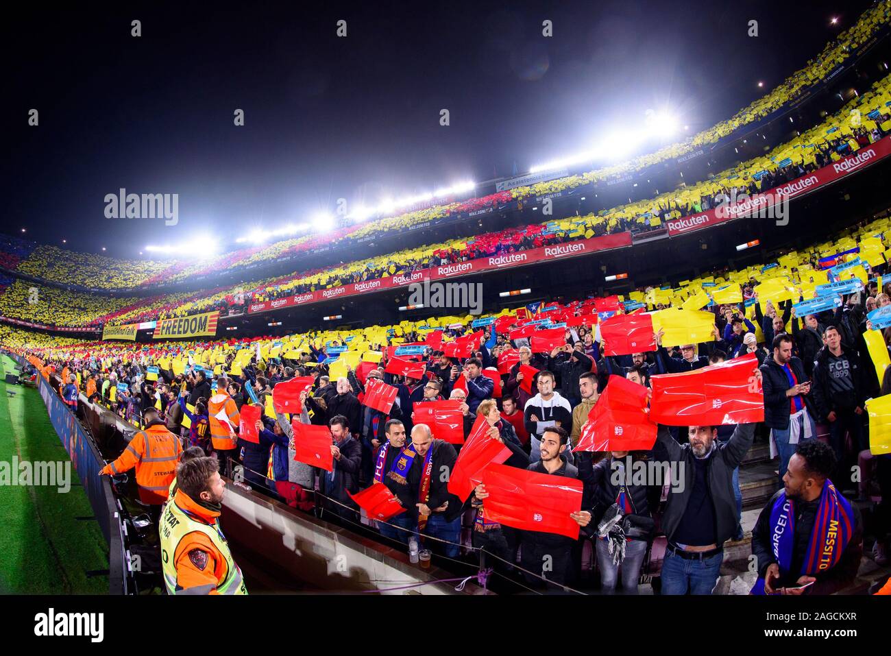 Barcelona, Spain. 18th Dec, 2019. View of the stadium during the La