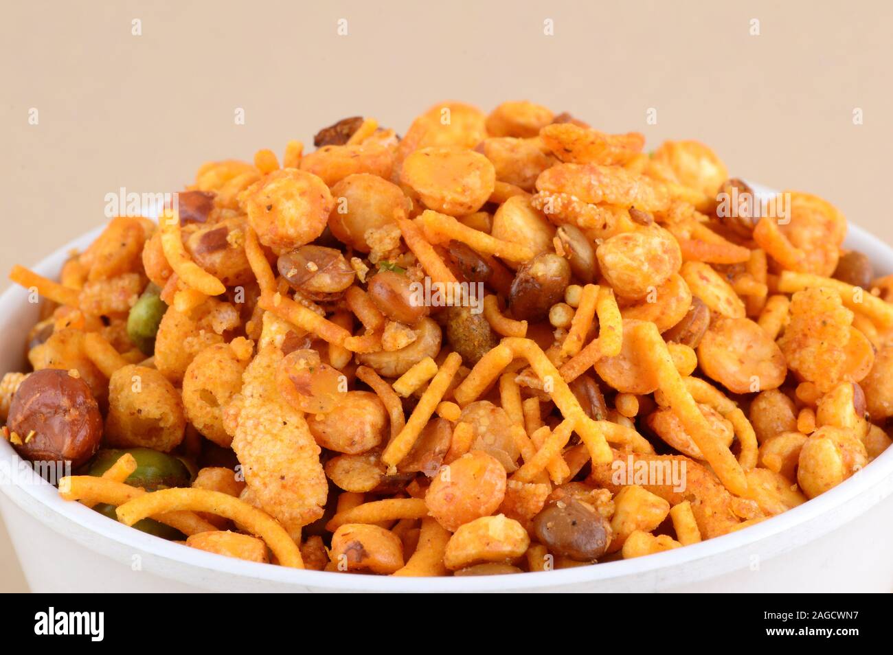 Indian Snacks Mixture (roasted nuts with salt pepper masala, pulses