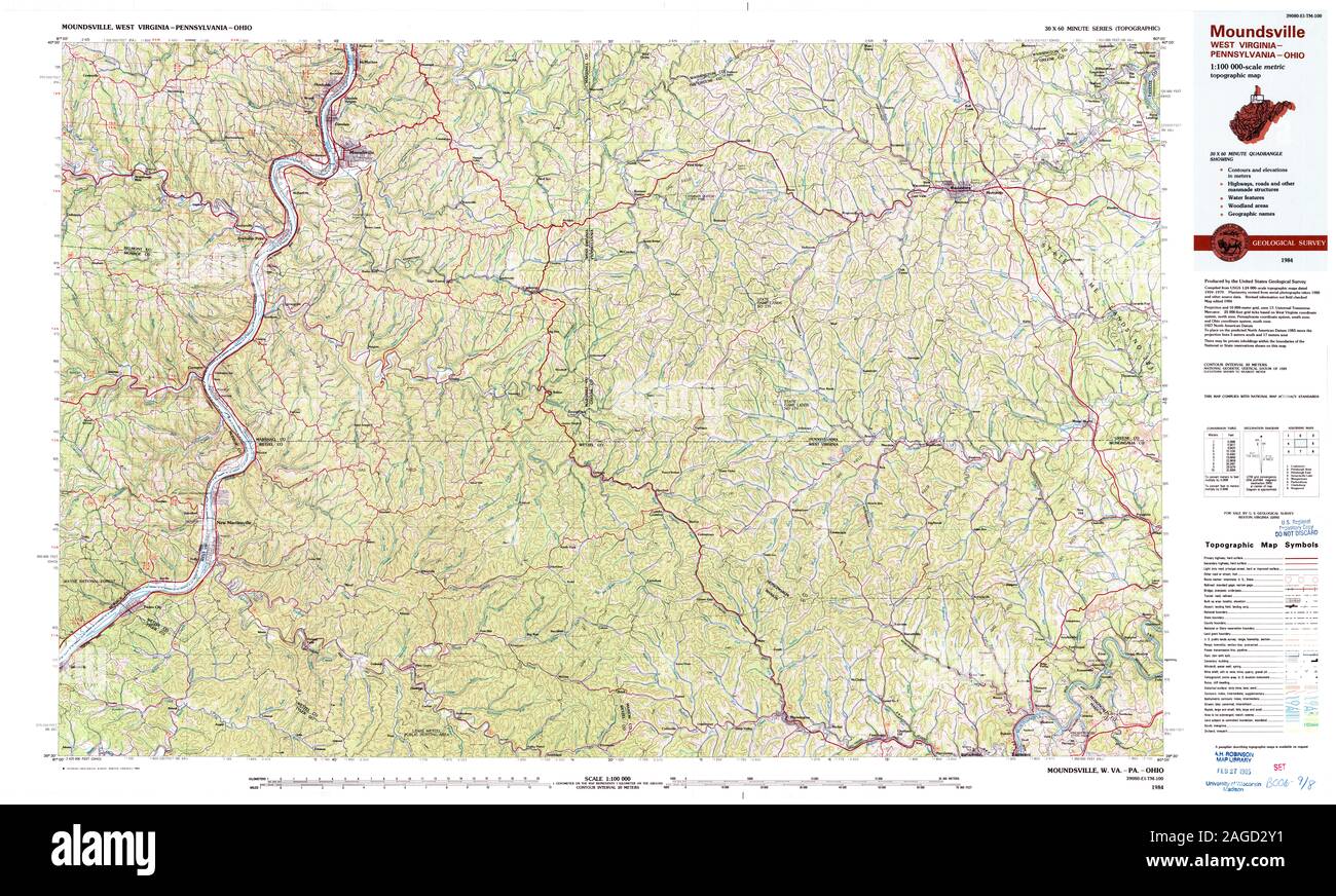 Map of moundsville hires stock photography and images Alamy
