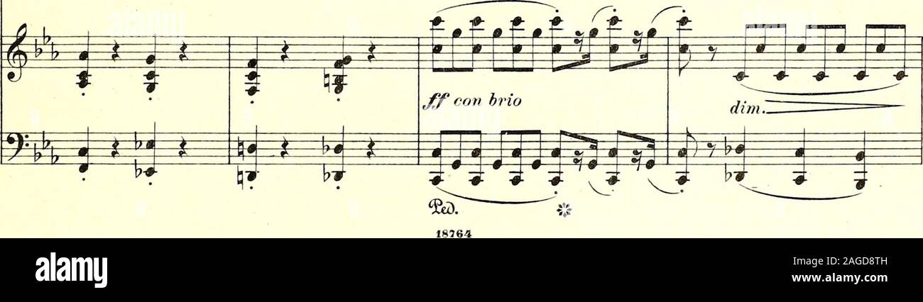 . Prolog til 'Den Gyldne legende' : komponeret for solo, chor og orchester, op. 25. ö | | j p i f | | p ibf | ^ r i r rt^^ EE slaa dem ned med Brag og Bul . der istur - zet sie mit Lärm und Kra   chen nie den haar. de Fli . se . bro, slaa demder auf den har. ten Stein, stür.zet :A r i føii ^ m 3=fe ned i den haar . de Fli . se - bro! nie . der auf den har . ten Stein!.. Damekor. Aanderne.E Frauenclior. Die Geister. E i ± W! & ÖE ÖE 0= F=F Ak! u . mu.ligt, Ach! un   mag-lieh, hvad du for. drer, was afw for.derst, ak!ach! u . S g i j Pr S * S kJ J - S s^ f ? ^f frif E r fe É * * 4- *JMj g «F ^i* Stock Photo