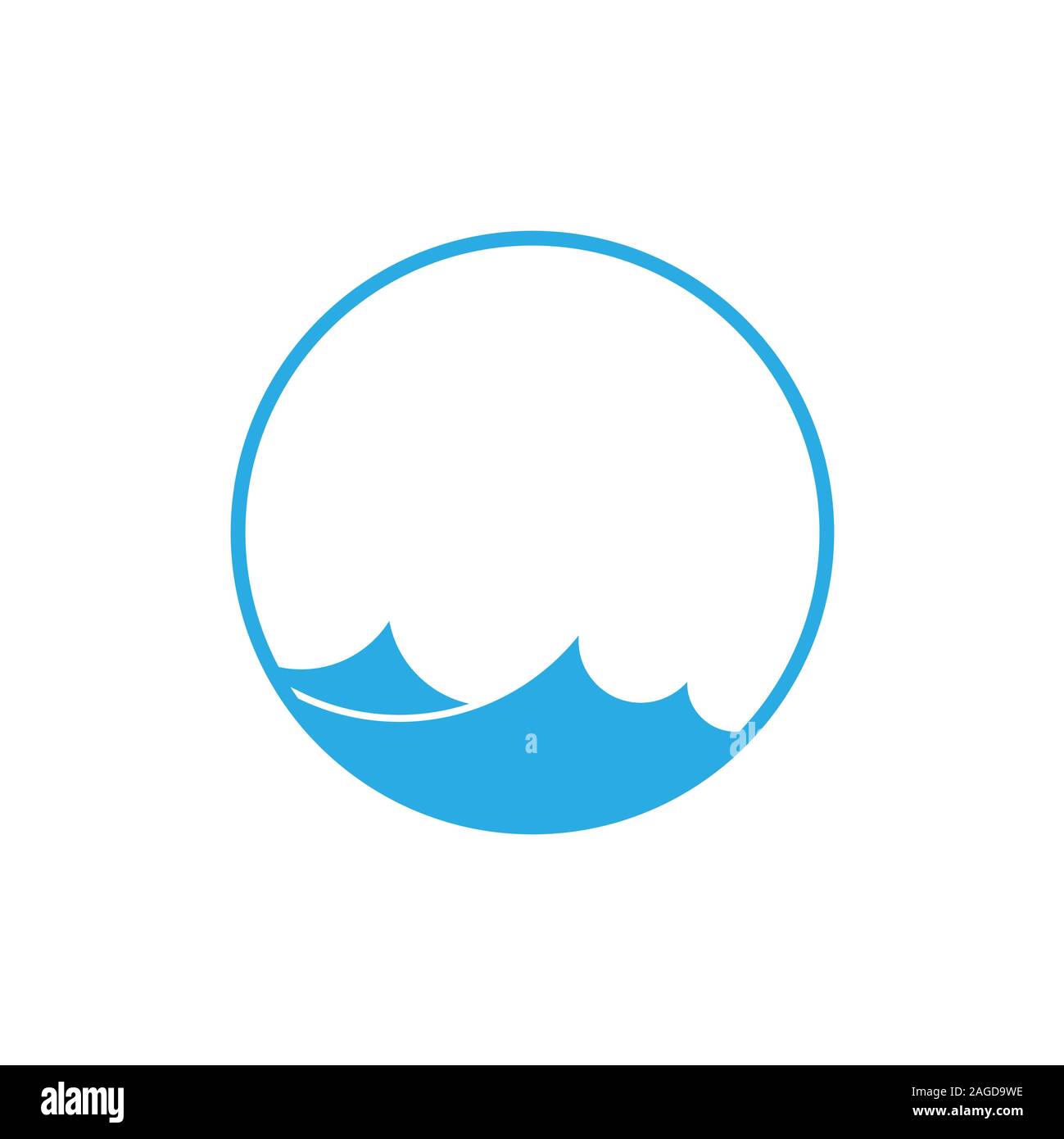 simple motion waves geometric circle design symbol vector Stock Vector ...