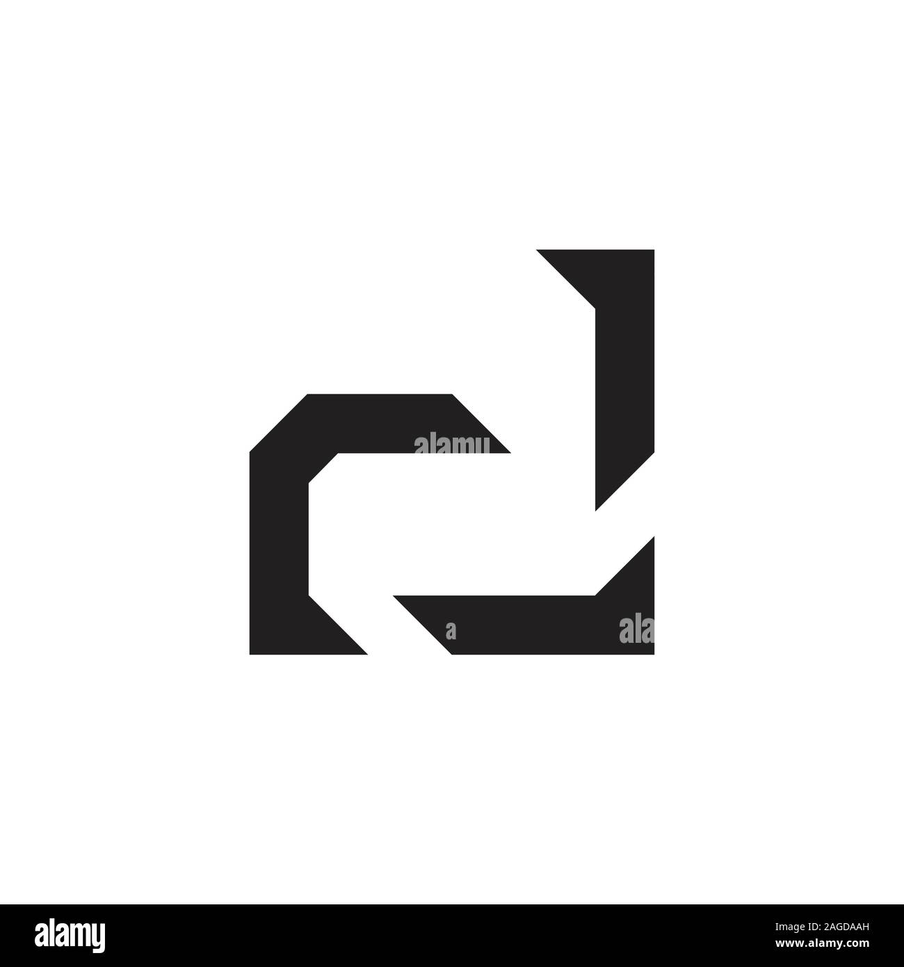 letter d simple line geometric logo vector Stock Vector Image & Art - Alamy