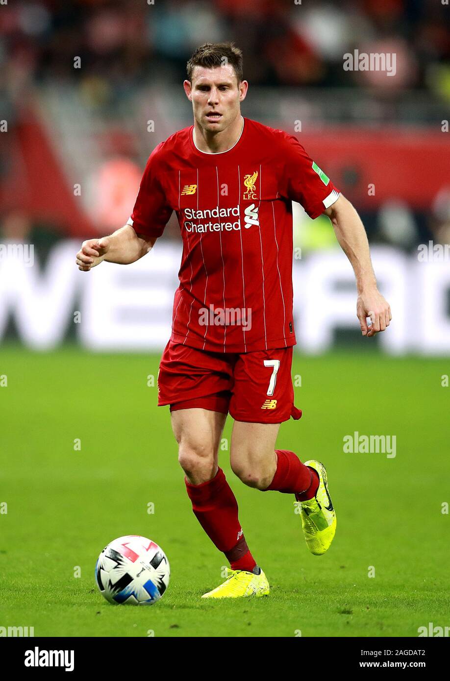 Liverpool's James Milner during the FIFA Club World Cup semi final ...