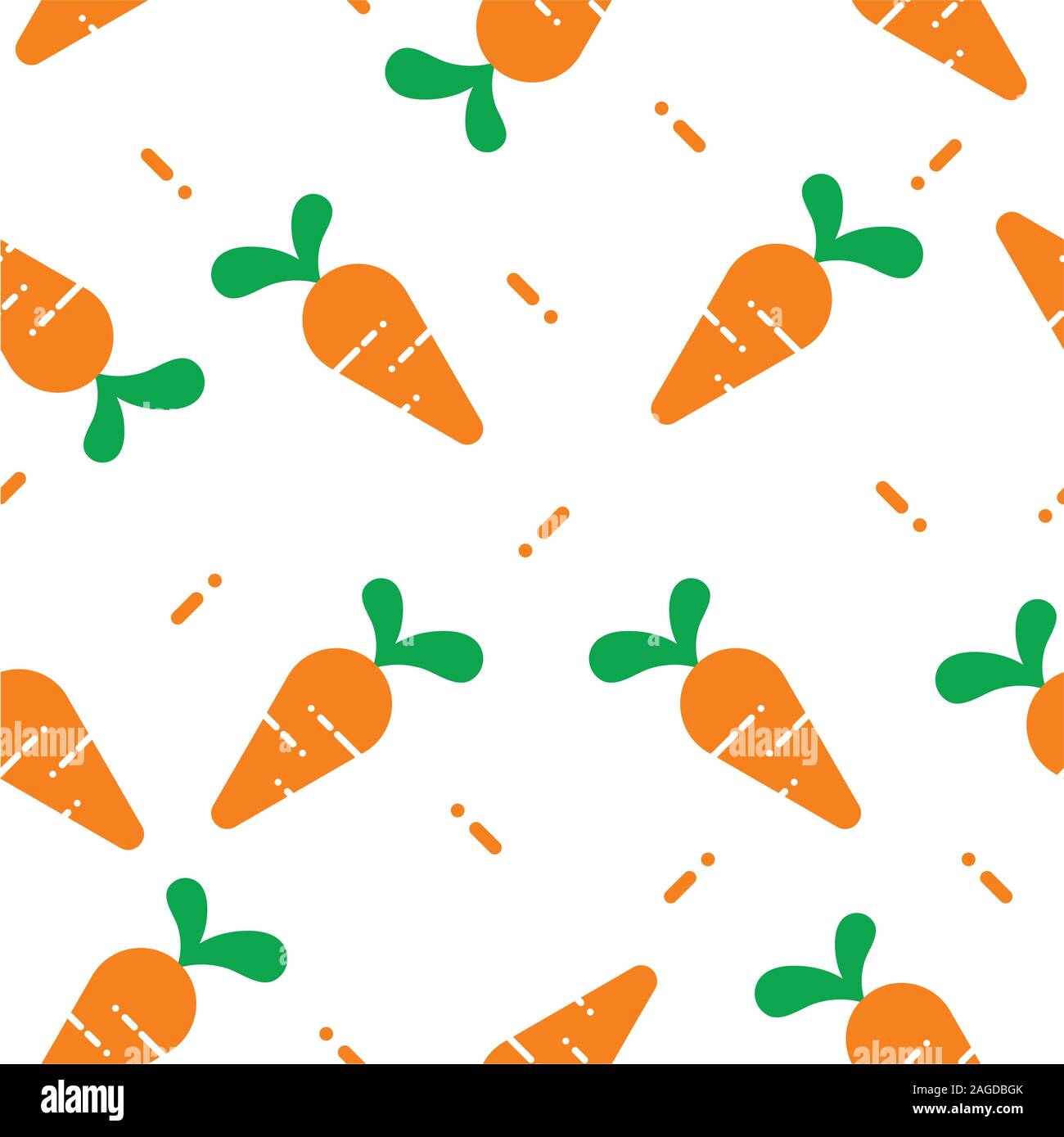 carrot seamless pattern cute background vector Stock Vector