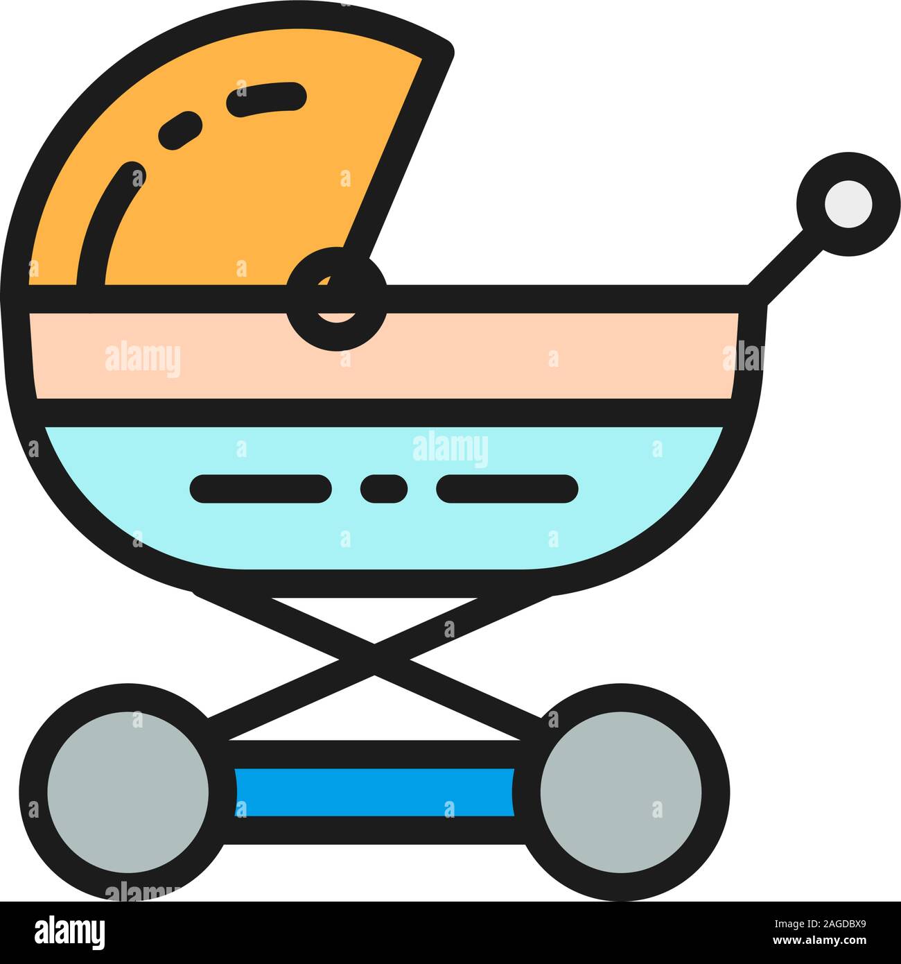 flat stroller newborn