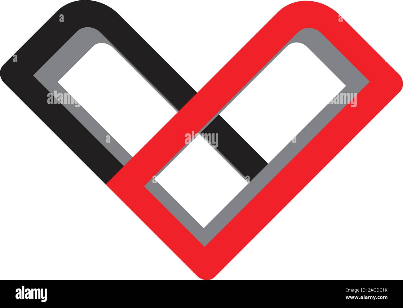 letter v 3d flat colorful logo vector Stock Vector Image & Art - Alamy