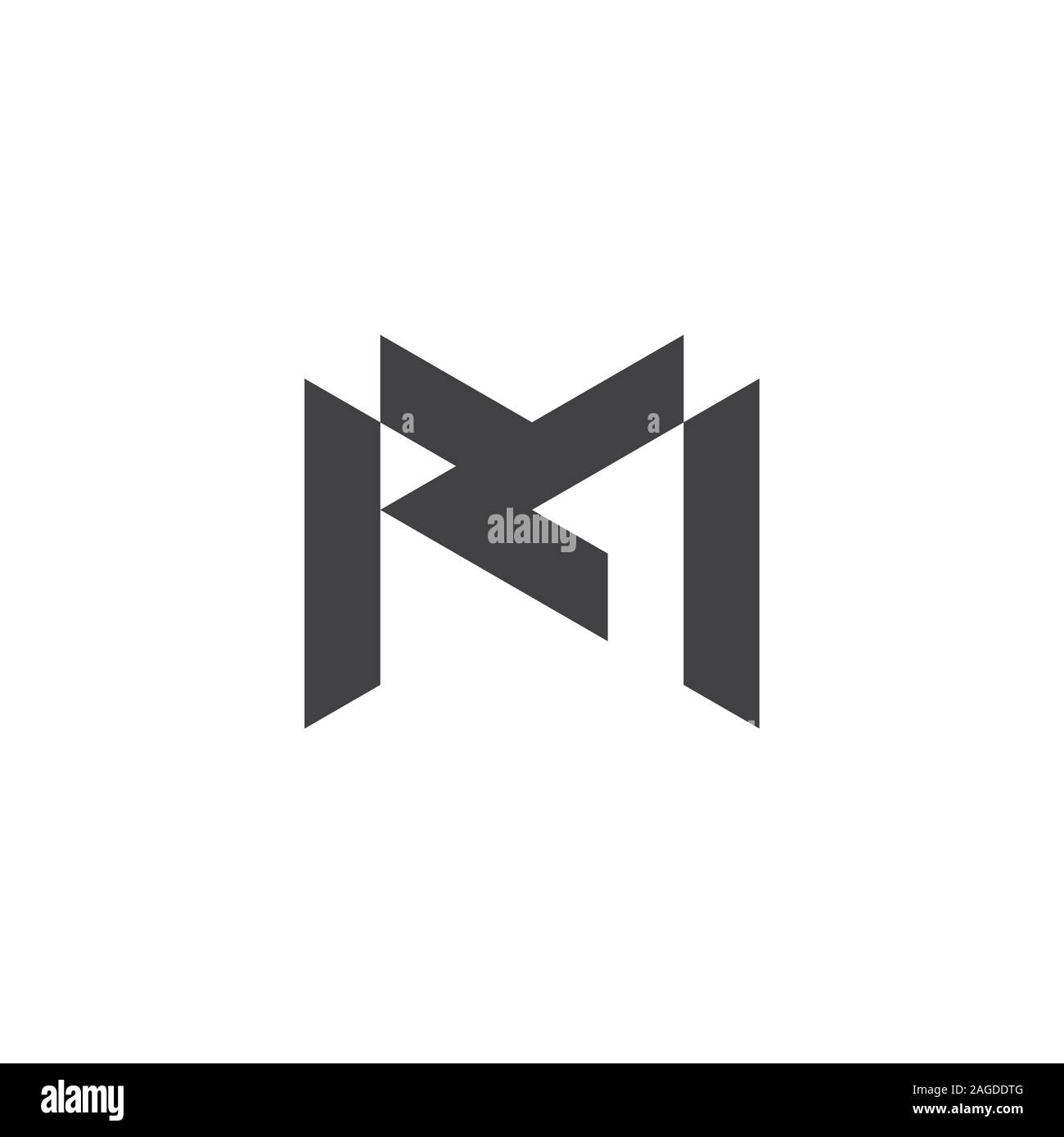 Letter mk logo Black and White Stock Photos & Images - Alamy