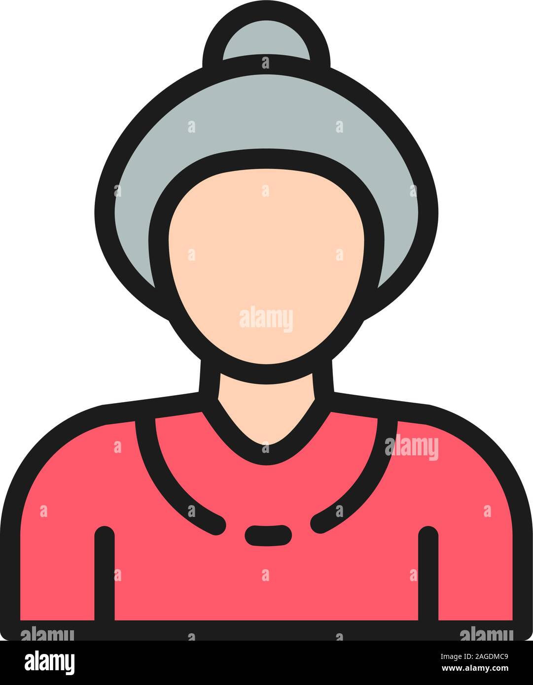 Flat chignon hi-res stock photography and images - Alamy