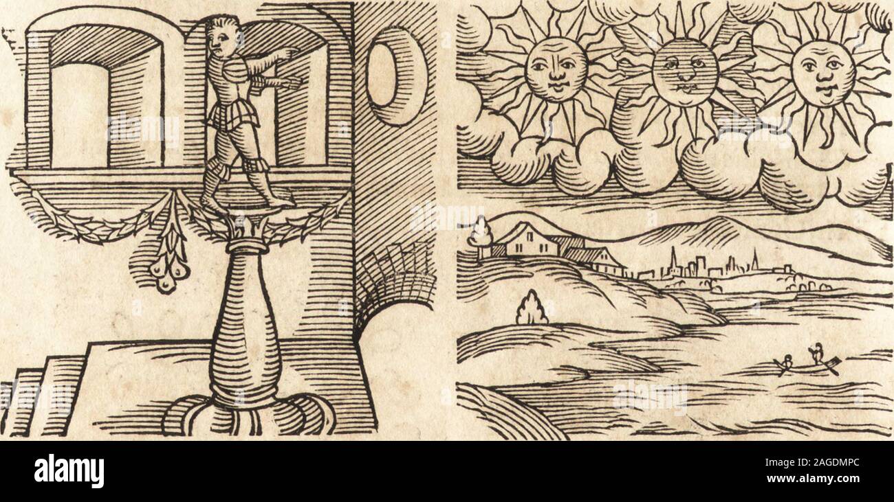 . Prodigiorvm ac ostentorvm chronicon : quae praeter naturae ordinem, motum, et operationem, et in svperioribus & his inferioribus mundi regionibus, ab exordio mundi usque ad haec nostra tempora, acciderunt .... Antc Annomuiv 220di. De prodigiis 3?tf Antc Chrf- *   ^ -? ftum, ANte bcllu qd ab Octauio cotra Antoniu geftum eft,buboin urbe uolauitad Concordie teplum,deinde ad reliqua,inquibusetiamcofidebat.Akhnangnibus trjultxciuitatcsfinitimc;diro incedio abfumptc.Draco biceps in Hetruna pedu 85 dongitudine uifus,qui cummultaiamuafta(Tct,fulmine eft percuflus.Antonrj ftatua,quc in Albano colloca Stock Photo