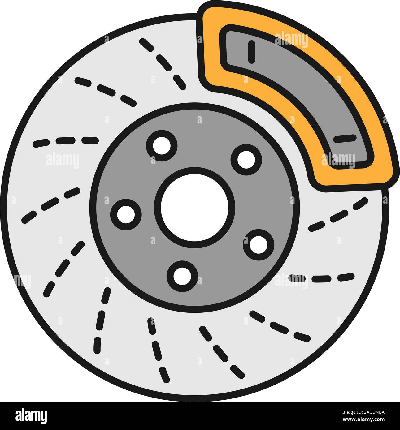 Brake caliper logo Stock Vector Images Alamy
