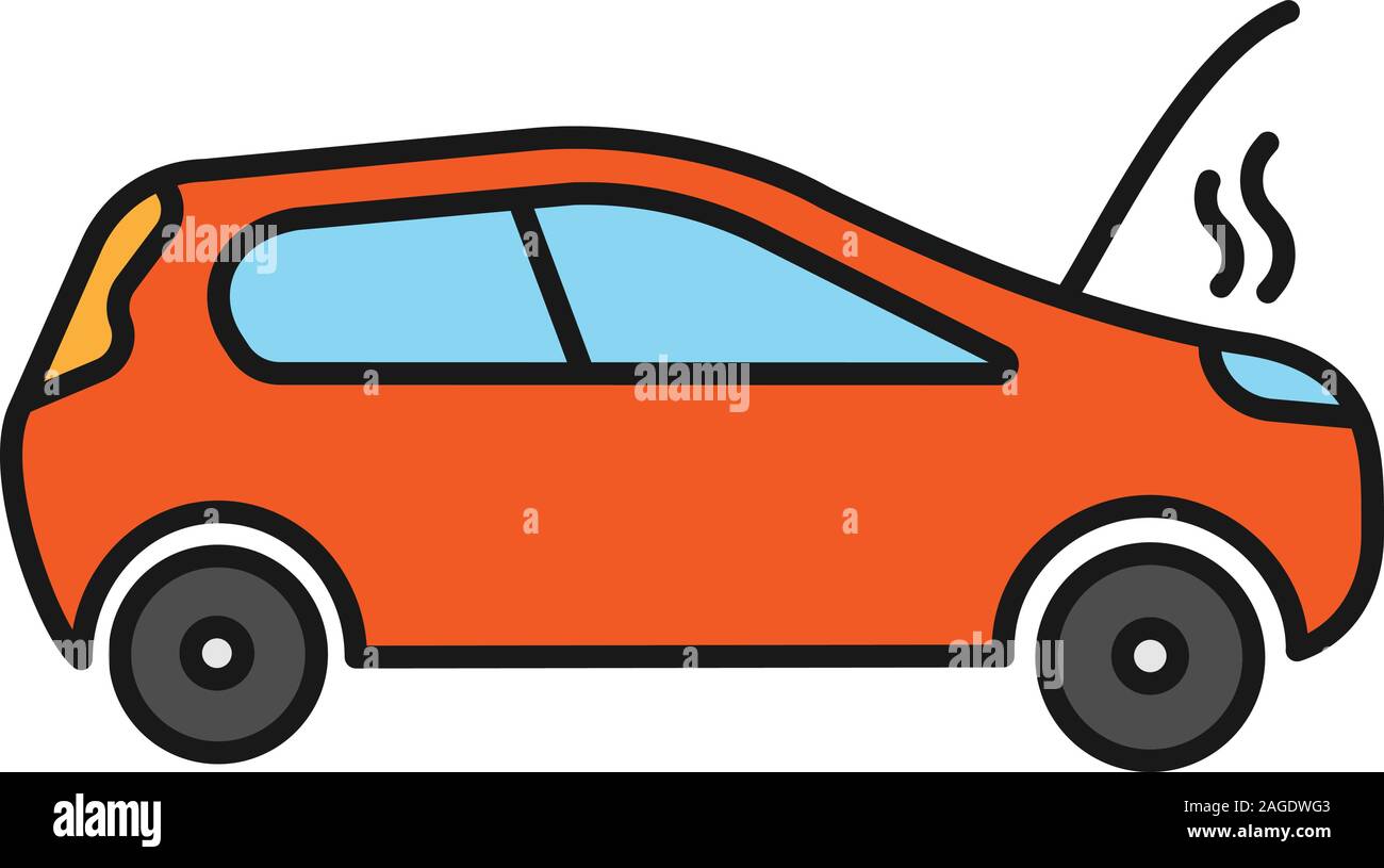 Car Hood Open Cut Out Stock Images Pictures Alamy