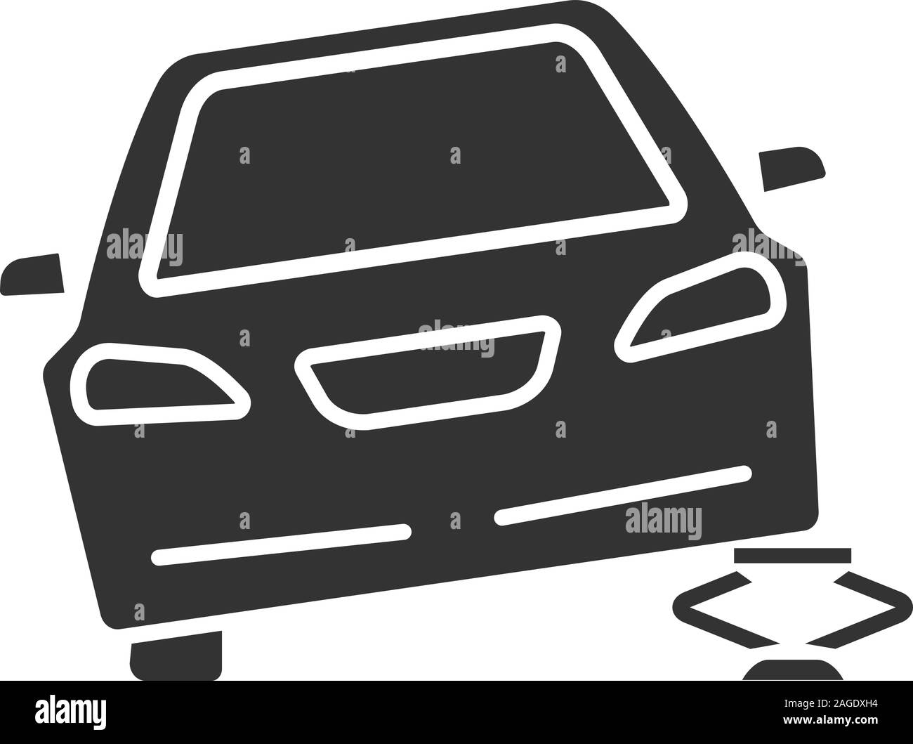 Hydraulic floor jack Stock Vector Images - Alamy