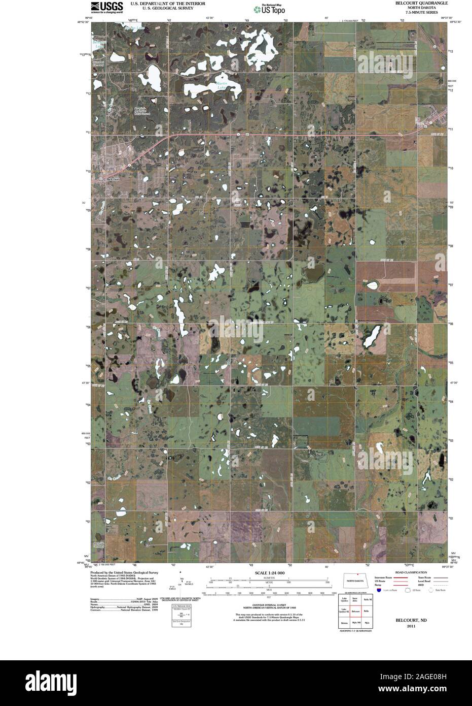 Map of belcourt north dakota Cut Out Stock Images & Pictures Alamy