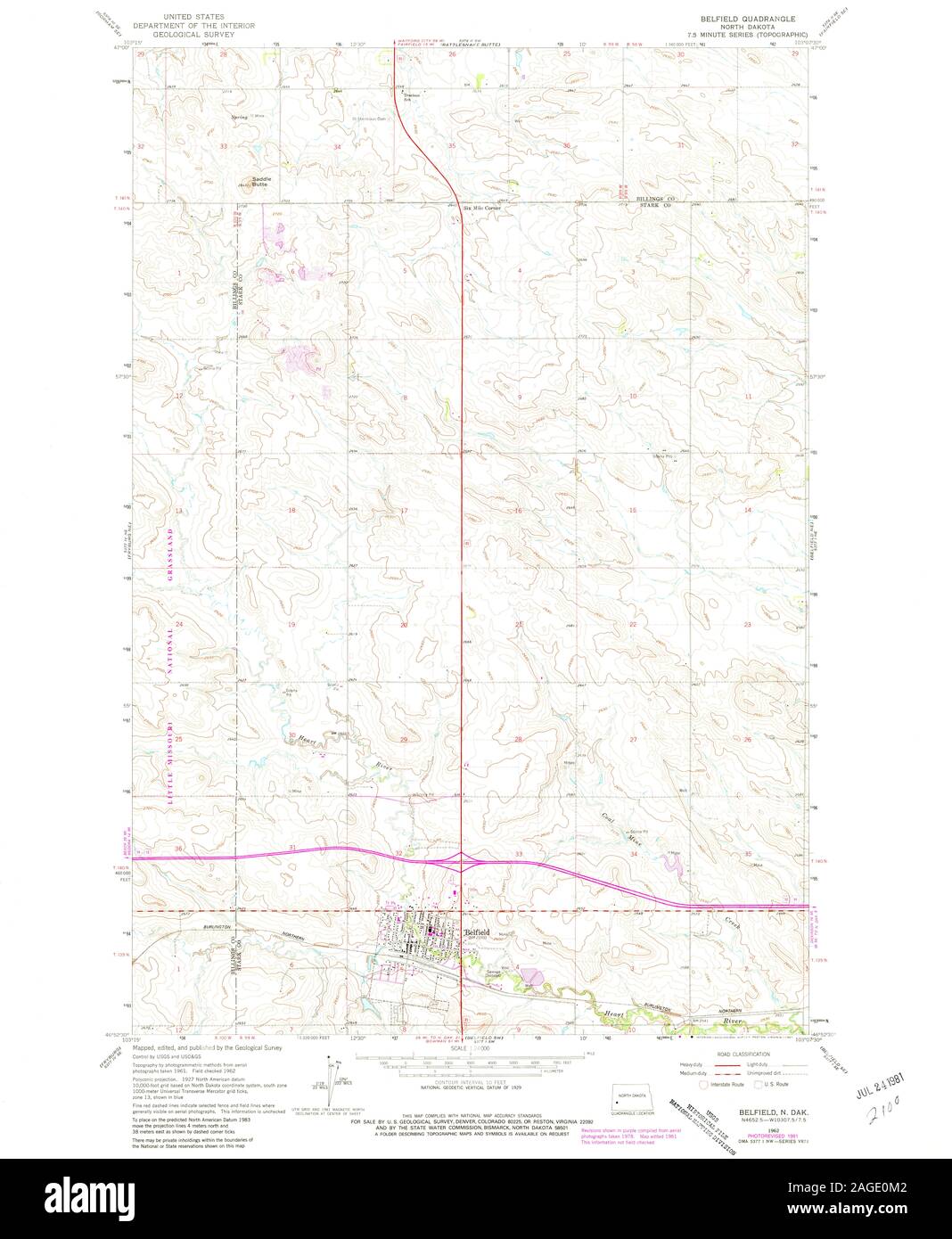 Belfield north dakota hires stock photography and images Alamy