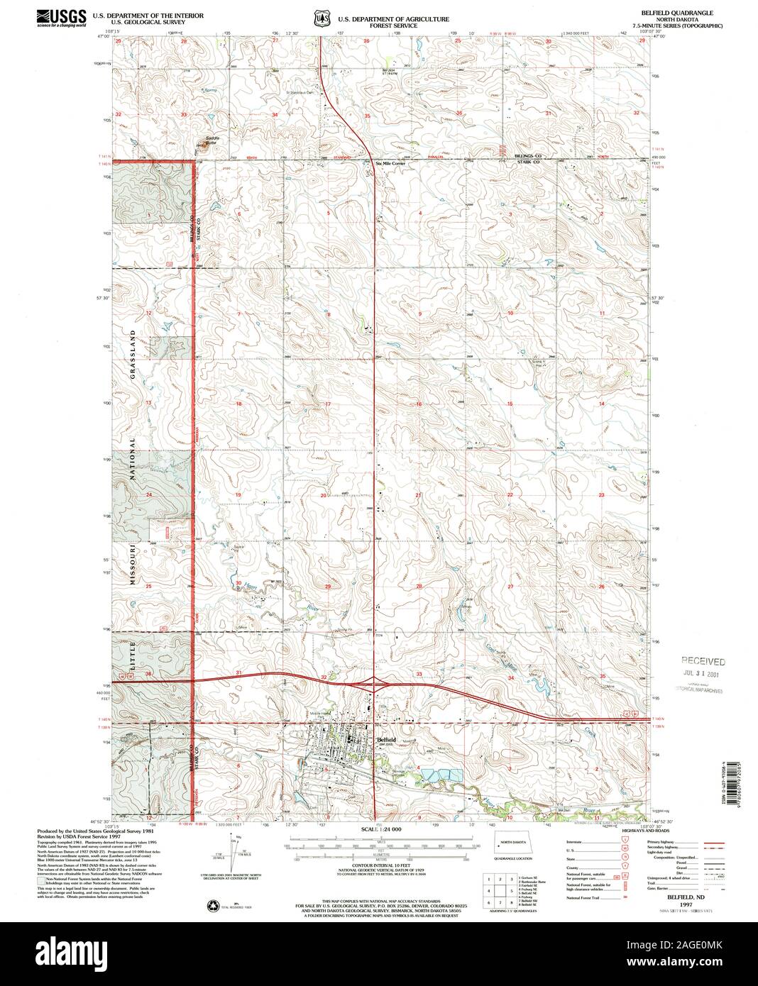 Belfield map hires stock photography and images Alamy