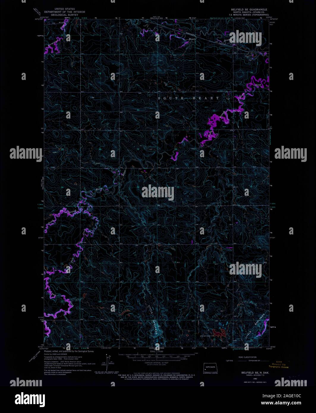 Belfield Map High Resolution Stock Photography and Images Alamy