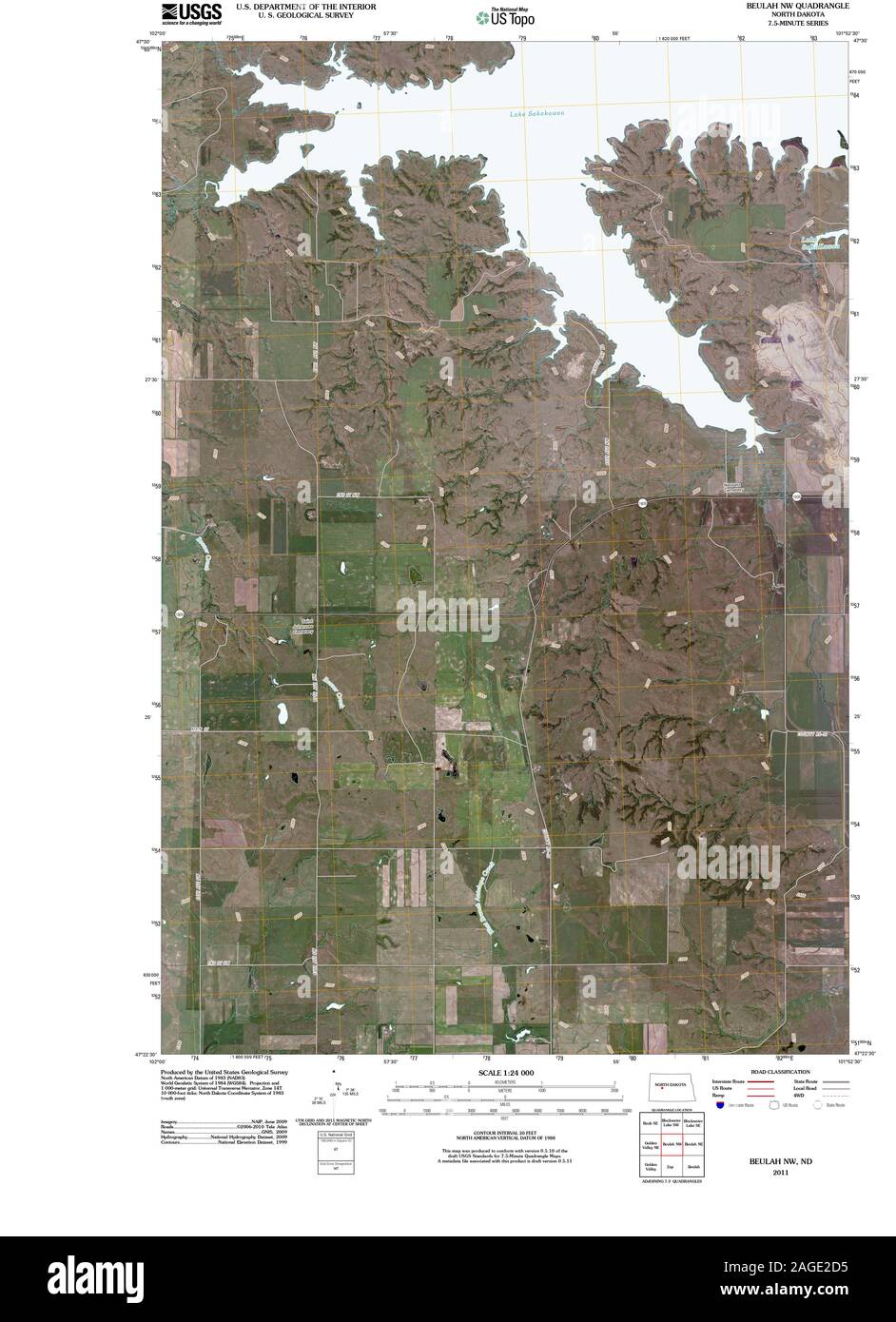 Beulah north dakota map hires stock photography and images Alamy