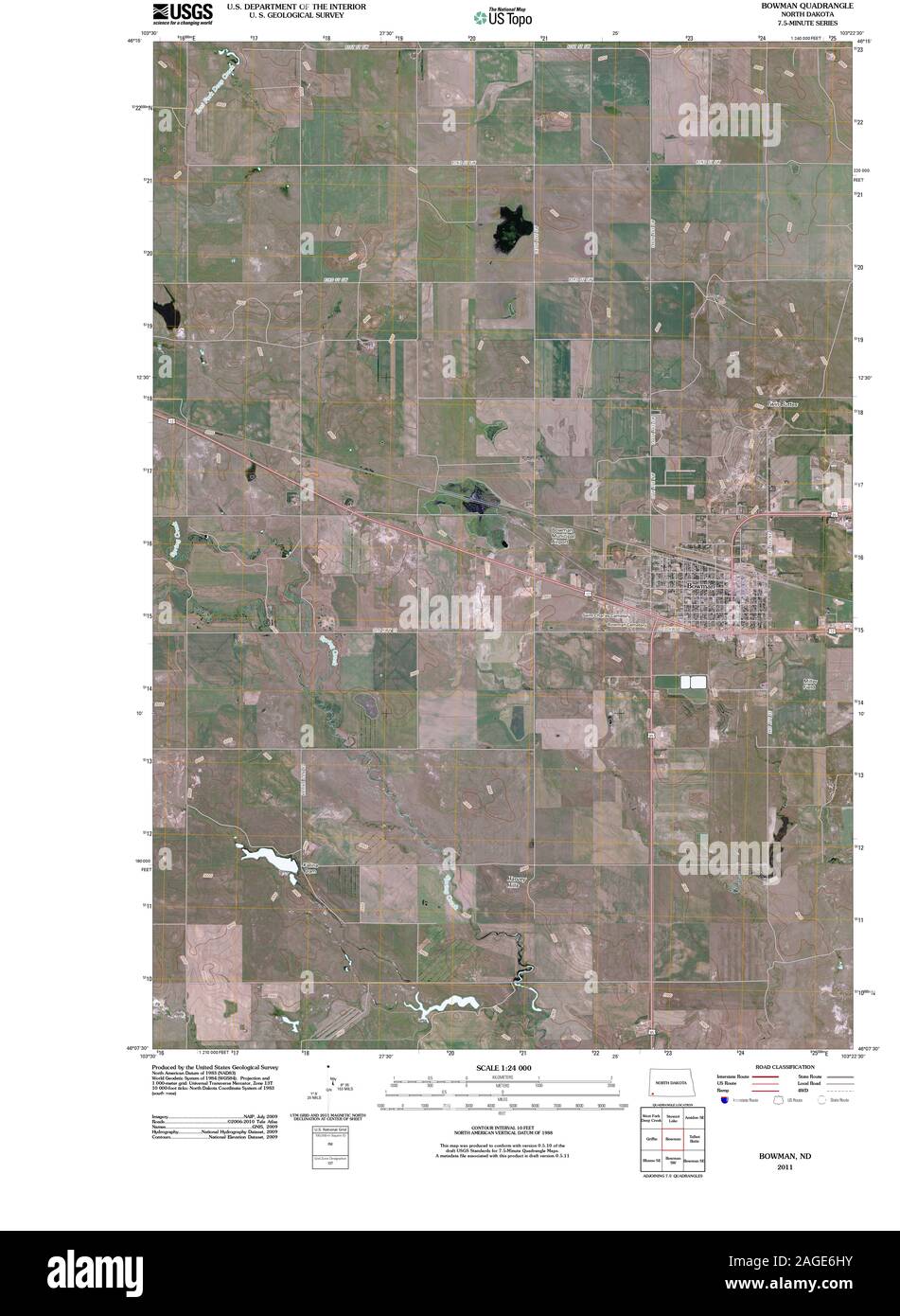 Map of bowman Cut Out Stock Images & Pictures Alamy