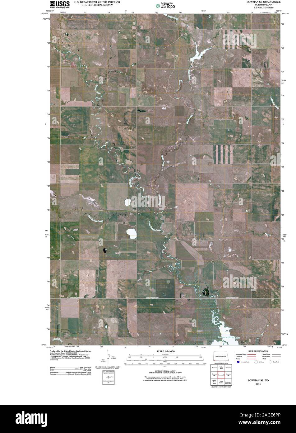 Map of bowman Cut Out Stock Images & Pictures Alamy