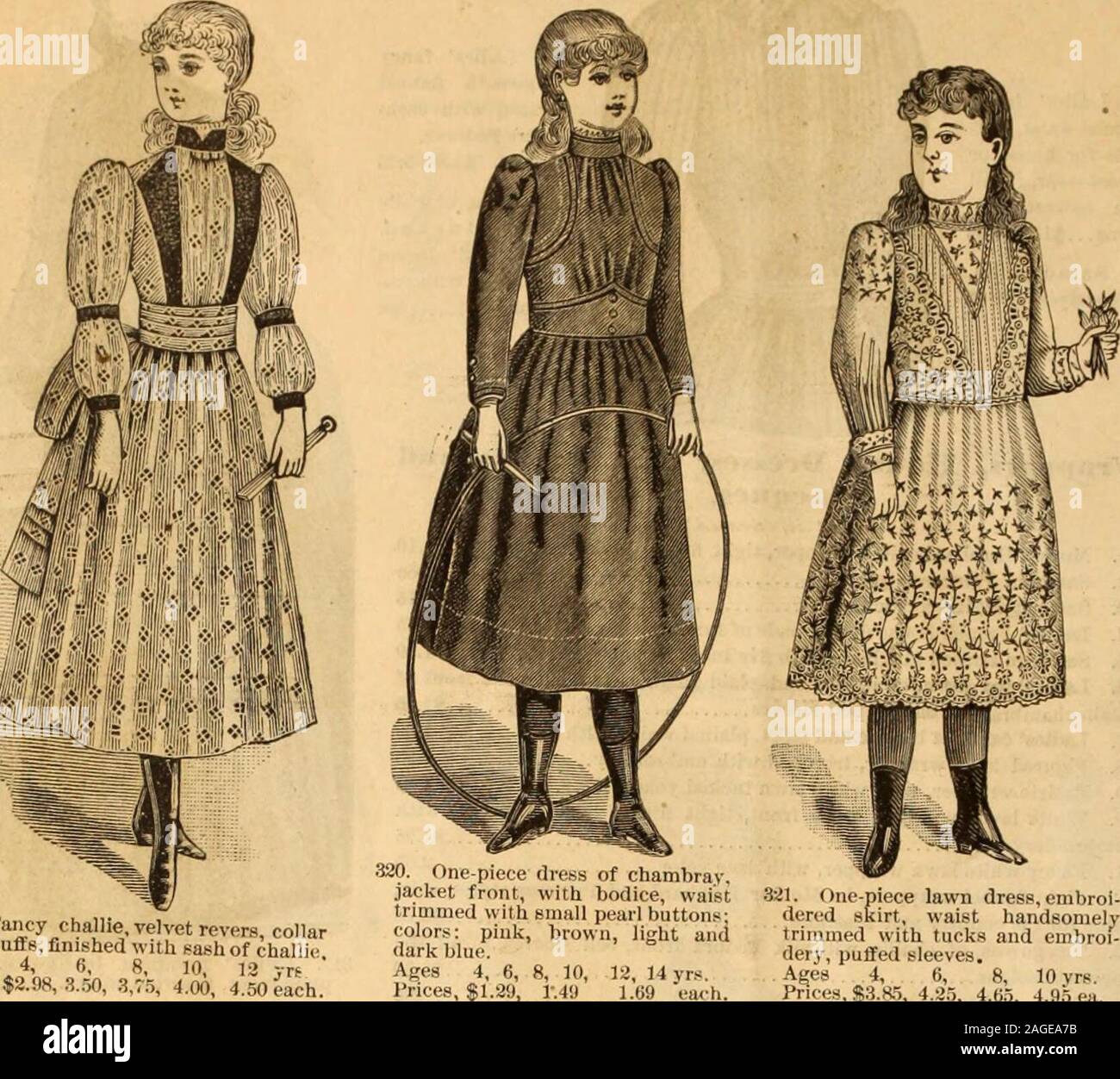 Illustrated fashion catalogue summer 1890. 315. New