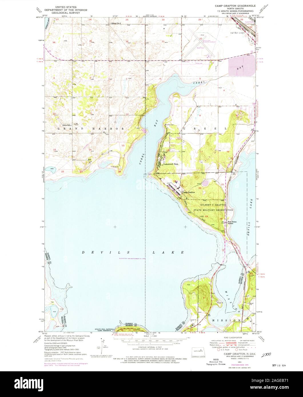 Map of grafton north dakota Cut Out Stock Images & Pictures Alamy