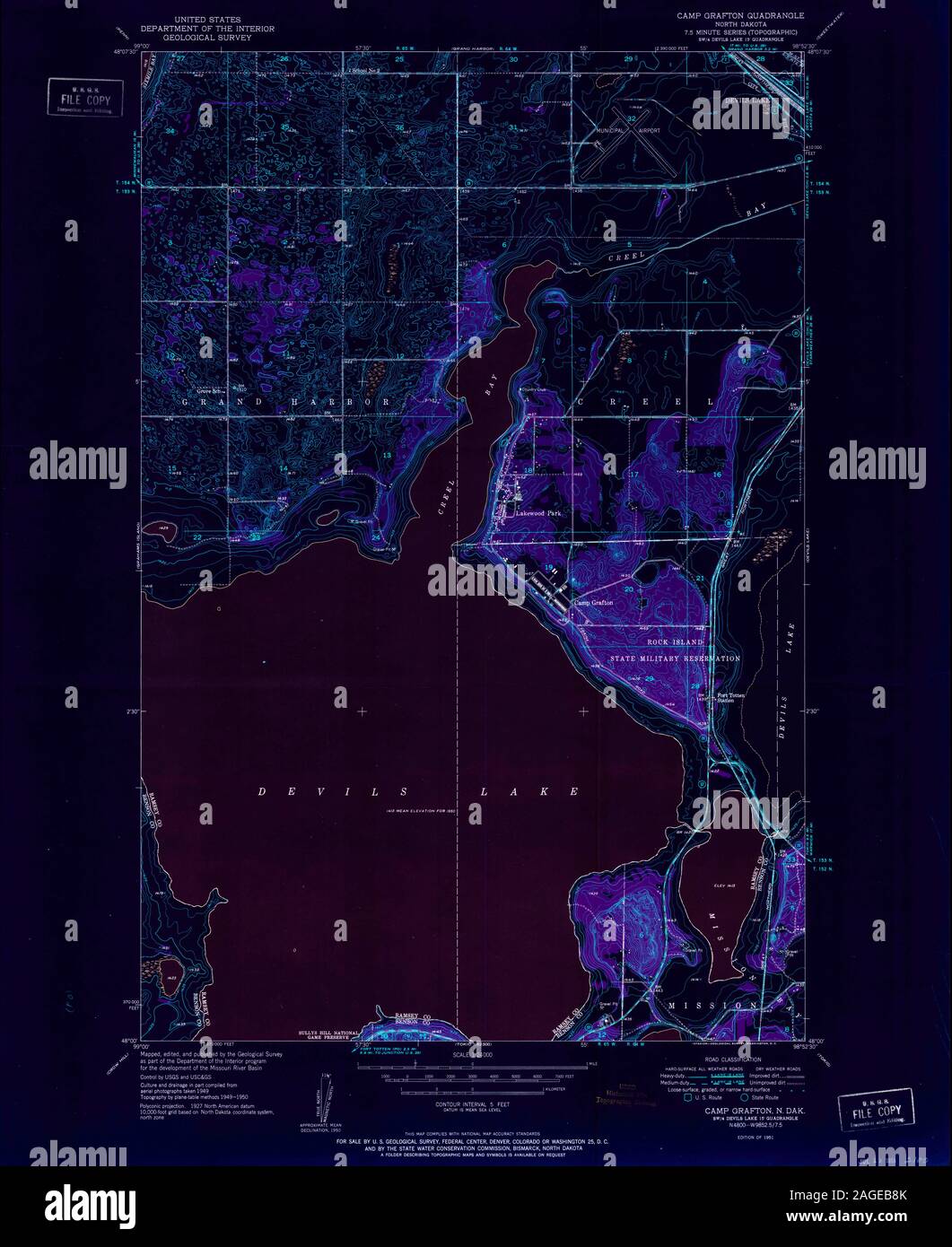 Map of grafton north dakota hires stock photography and images Alamy