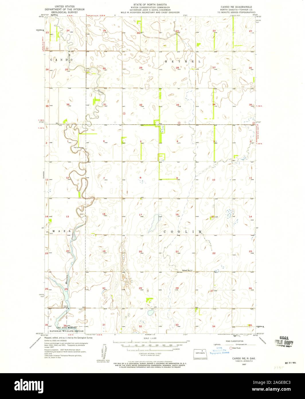 Cando north dakota map Cut Out Stock Images & Pictures Alamy