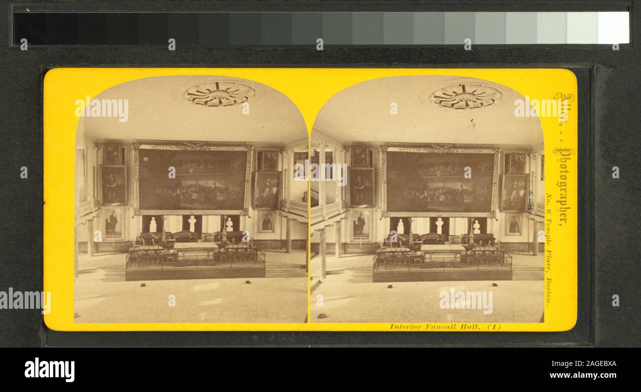 Interior, Faneuil Hall Interior, Faneuil Hall.; Interior, Faneuil Hall