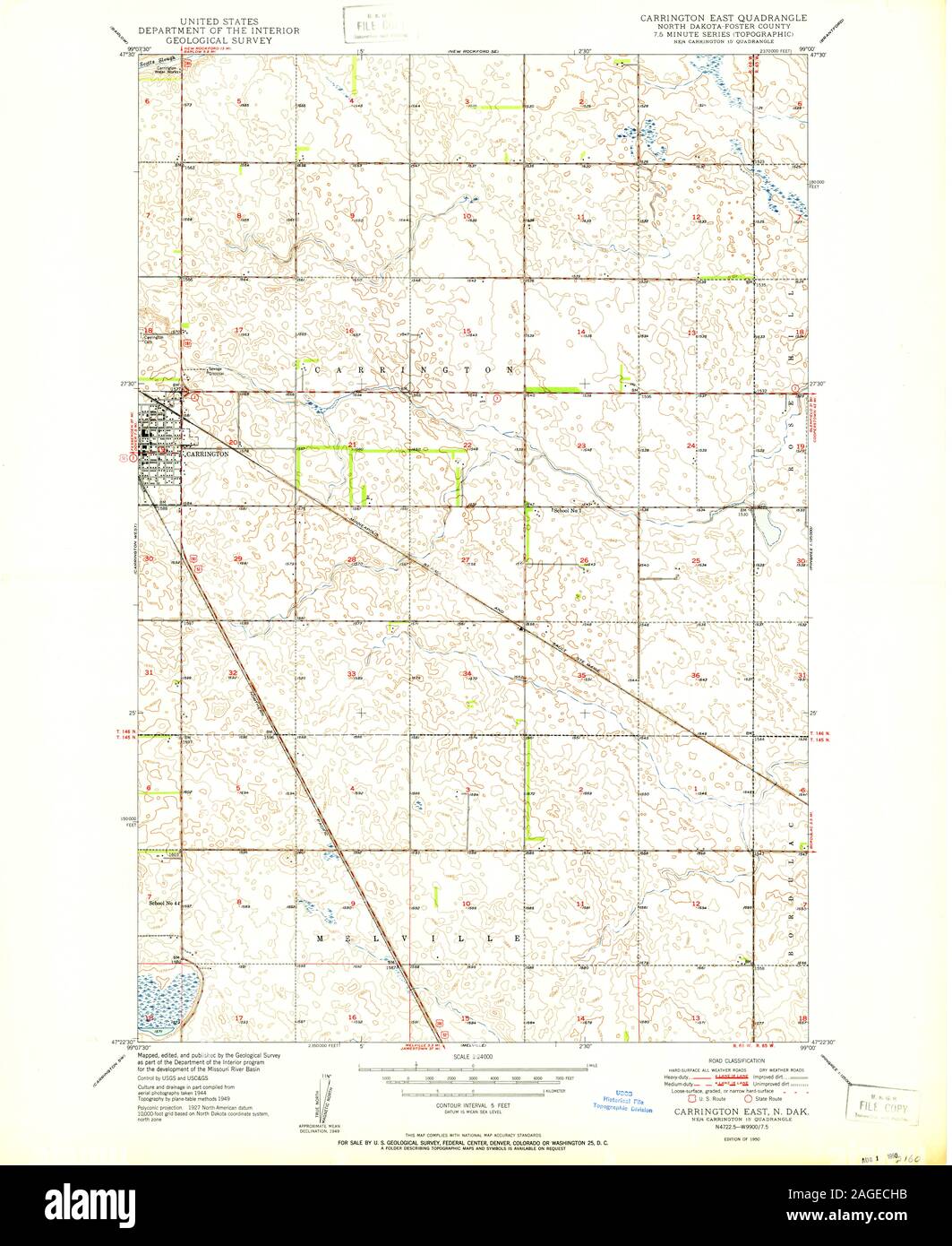 Map of carrington hires stock photography and images Alamy