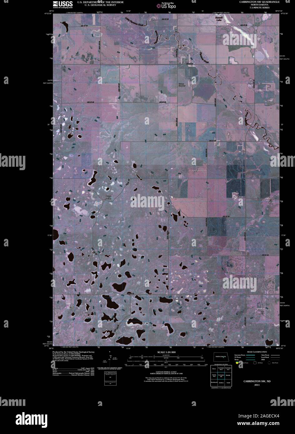 Carrington north dakota map hires stock photography and images Alamy