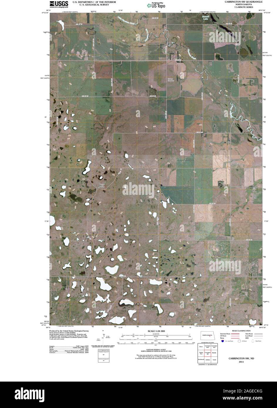 Carrington north dakota map Cut Out Stock Images & Pictures Alamy
