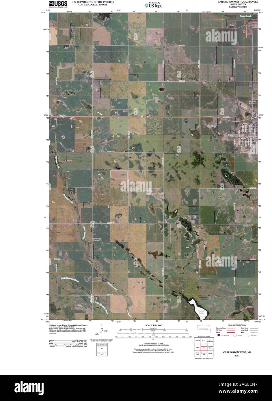 Carrington north dakota map Cut Out Stock Images & Pictures Alamy