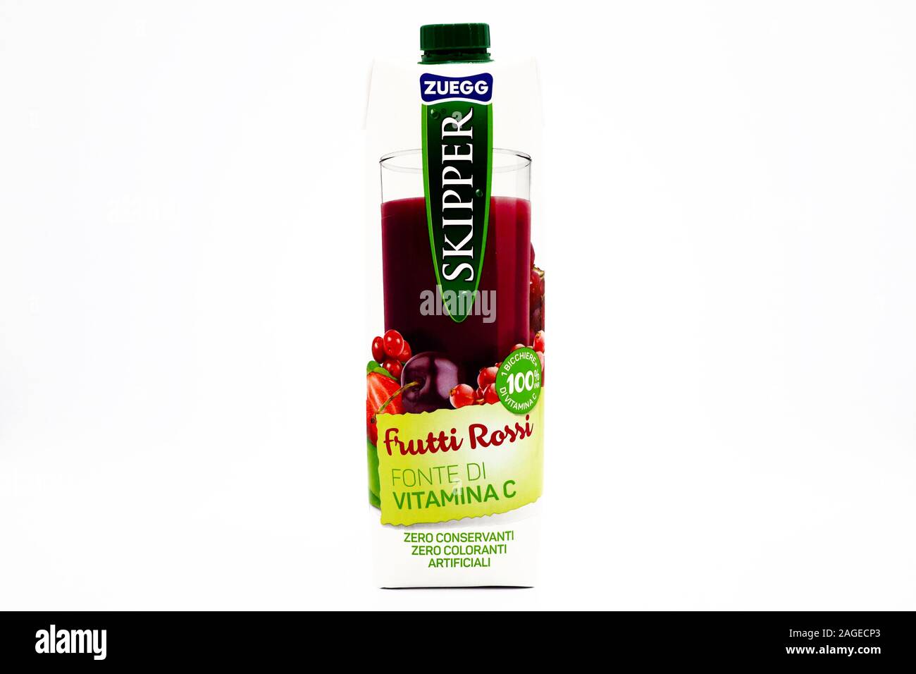 SKIPPER ZUEGG Fruit Juice. Tetra Pak packaging Stock Photo Alamy