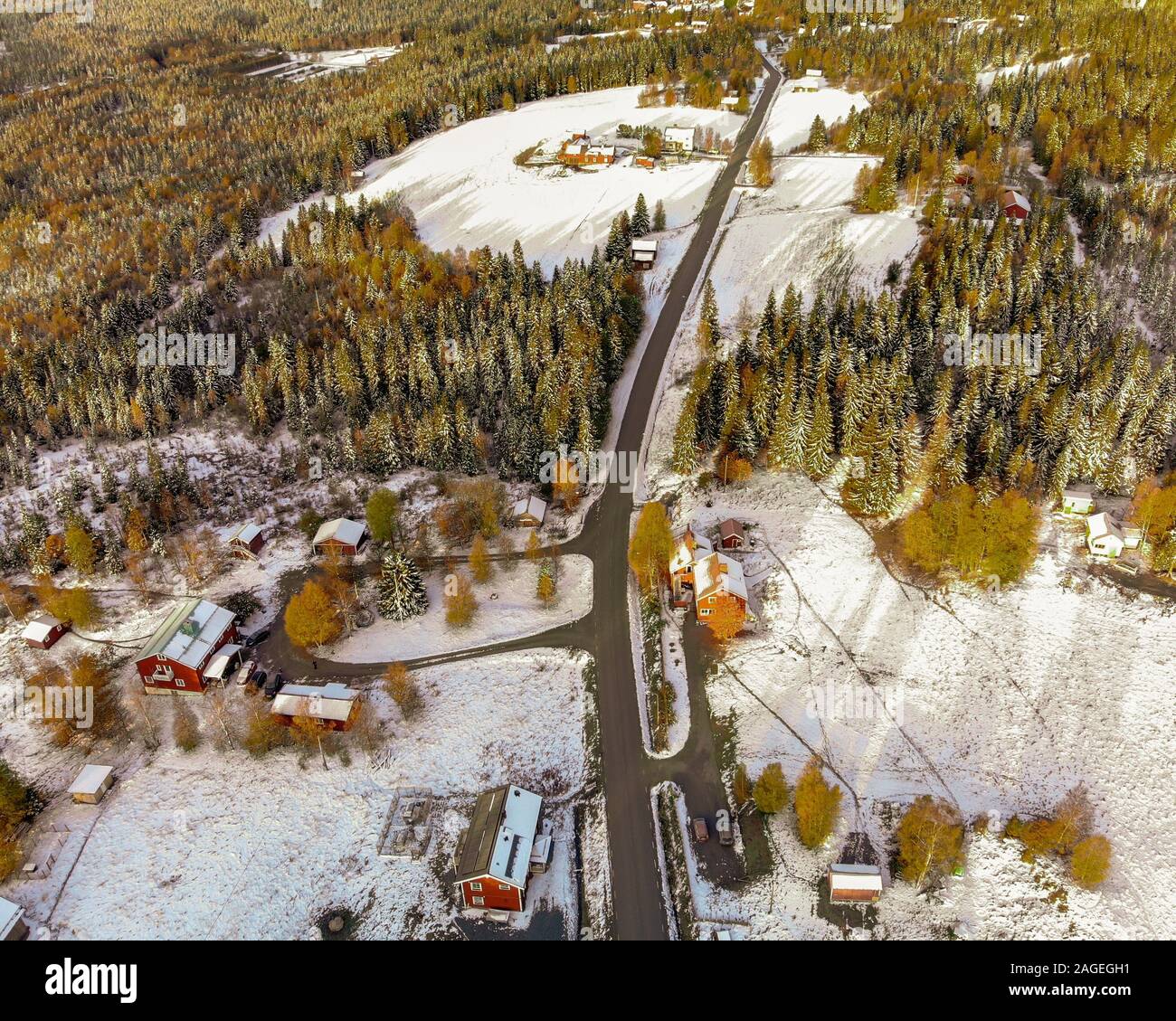 Modern roads in beautiful rural hi-res stock photography and images - Alamy