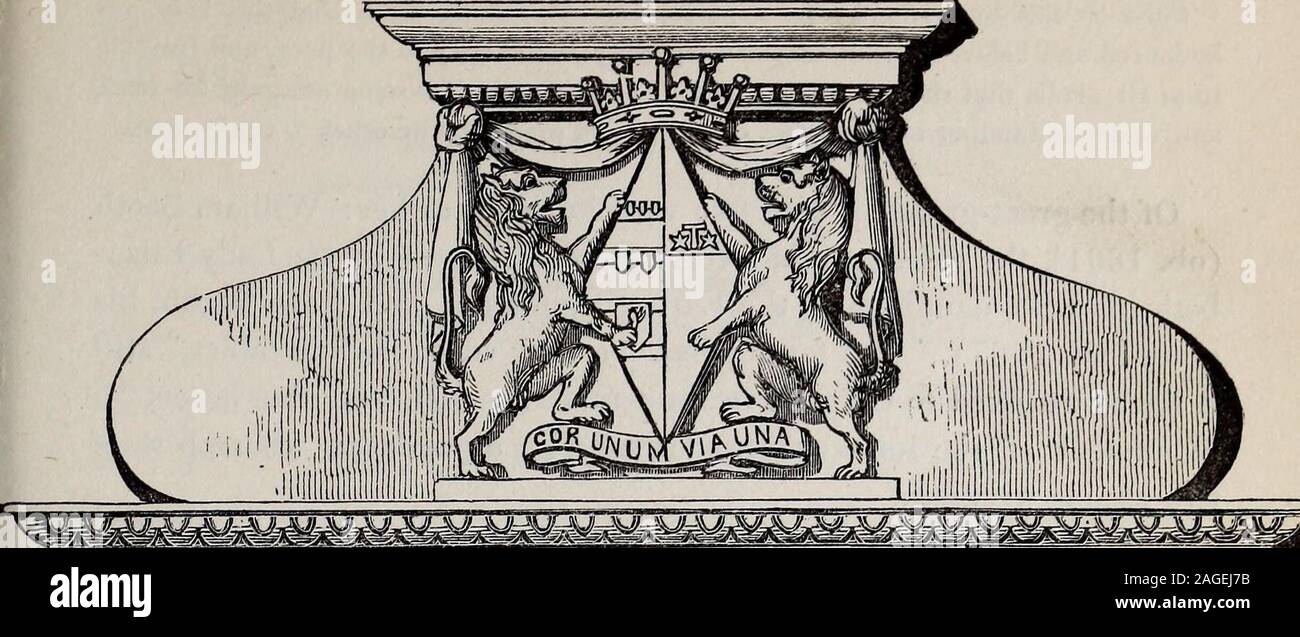 . The Herald and genealogist. Stephens day, taking for his text Haggai ii. 9, The glory of this latter House shall be greater than the former, saiththe Lord of Hosts. This prediction, however, has never been accom-plished. After being relinquished as an adjunct to the mansion, butretaining its name as Aylesbury Chapel (after the Earl of Aylesbury,its recent owner), it became a meeting-house of the Presbyterians (inwhich capacity it was despoiled by a Sacheverell mob in the days ofBishop Burnet), until, having been purchased for the EstablishedChurch, it was reconsecrated by Bishop Gibson on Sa Stock Photo