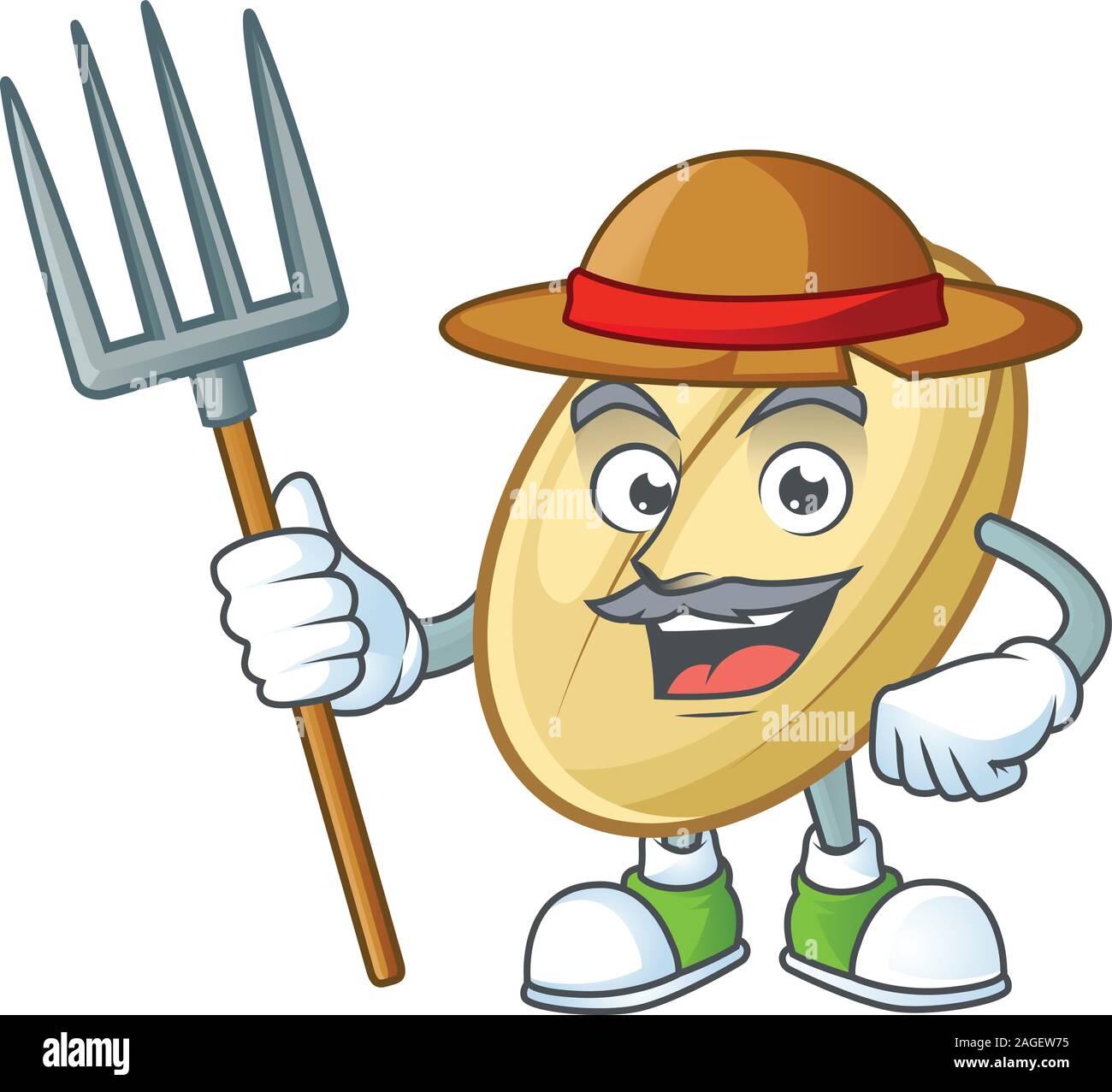 Bean sprouts farmer Stock Vector Images Alamy