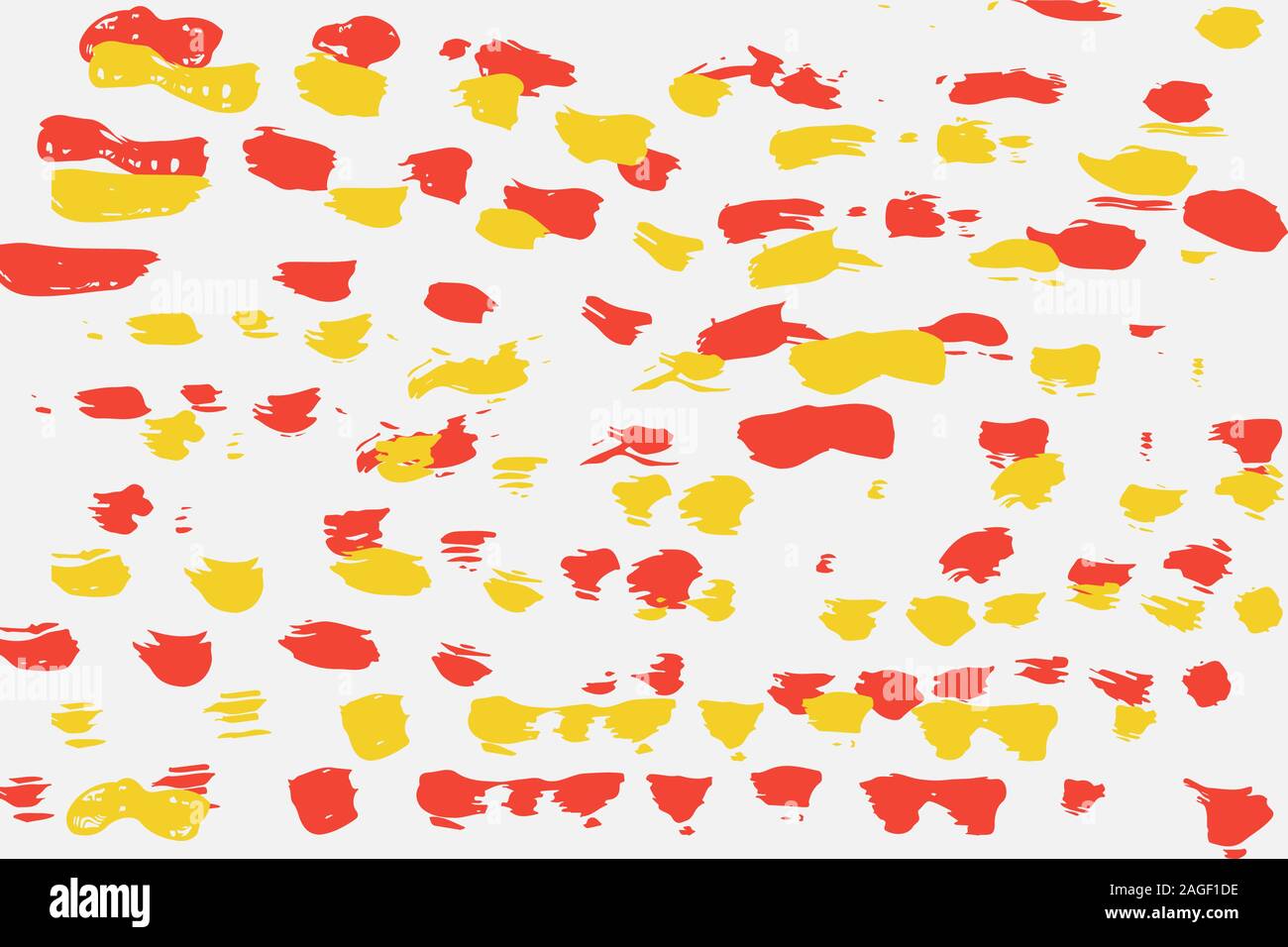 Abstract multicolored image, made with a brush. Stock Vector