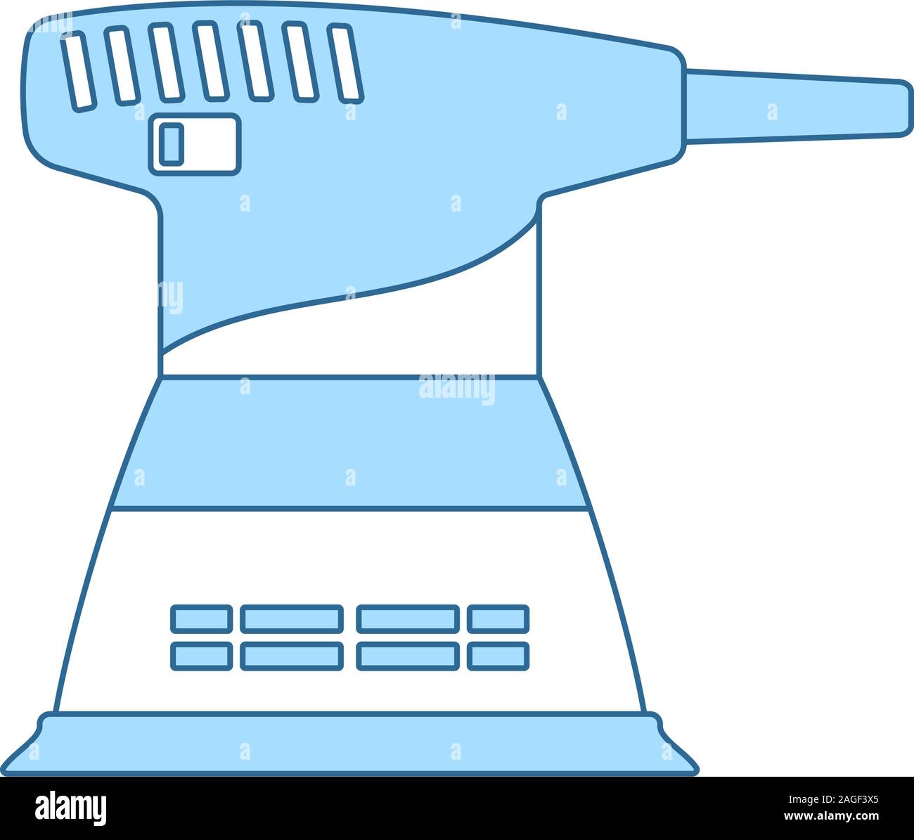Blue line angle grinder icon hi-res stock photography and images - Alamy