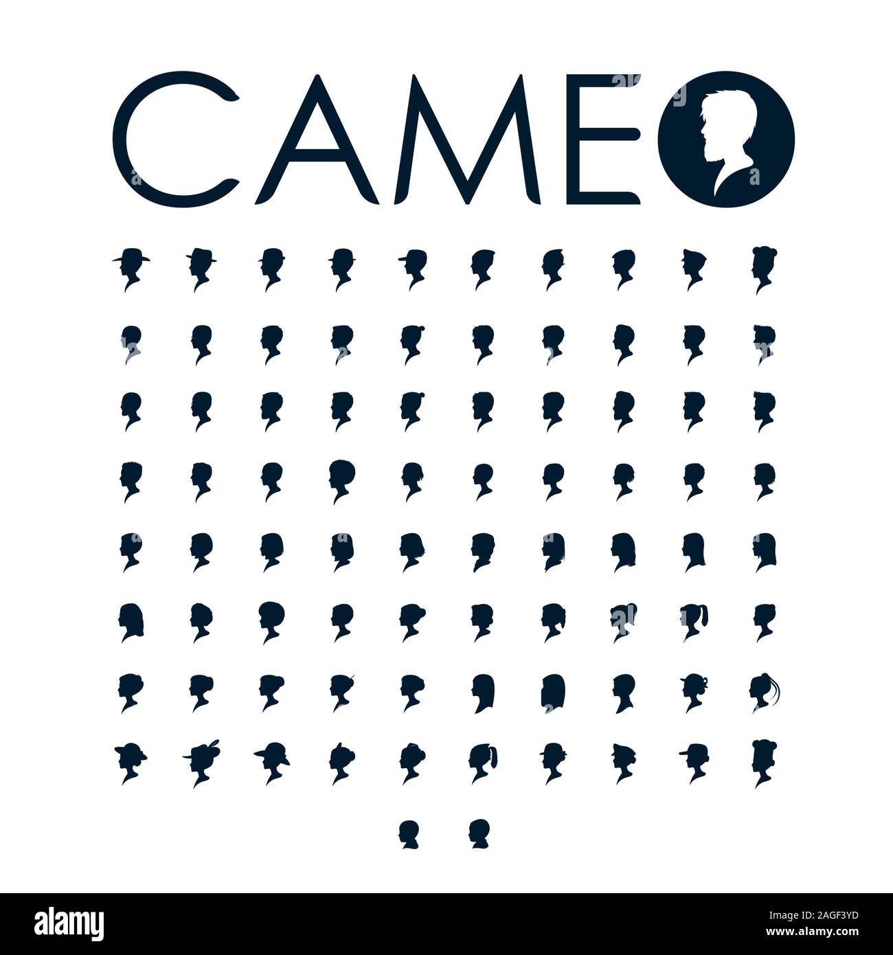 Cameo silhouette hires stock photography and images Alamy