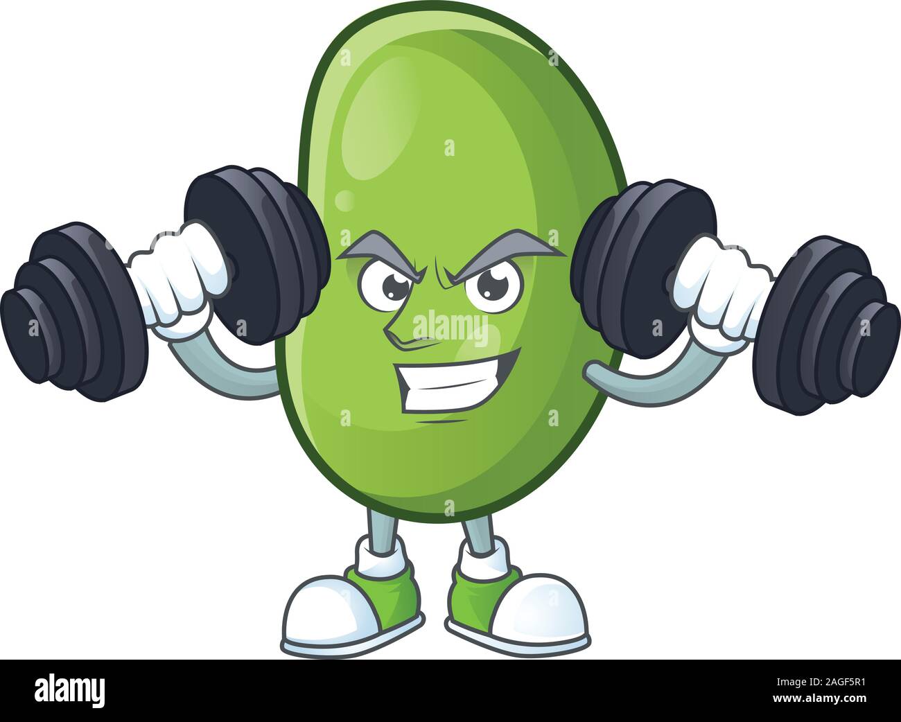 Green pea porridge Stock Vector Images - Alamy