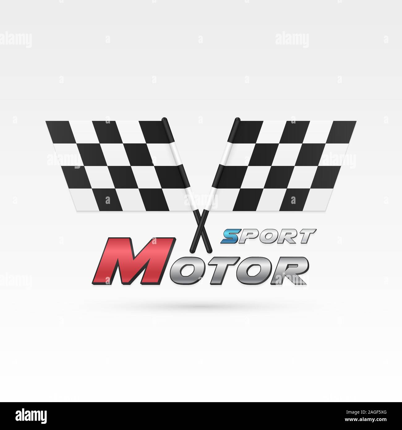 Motor sport emblem. Vector illustration Stock Vector Image & Art Alamy