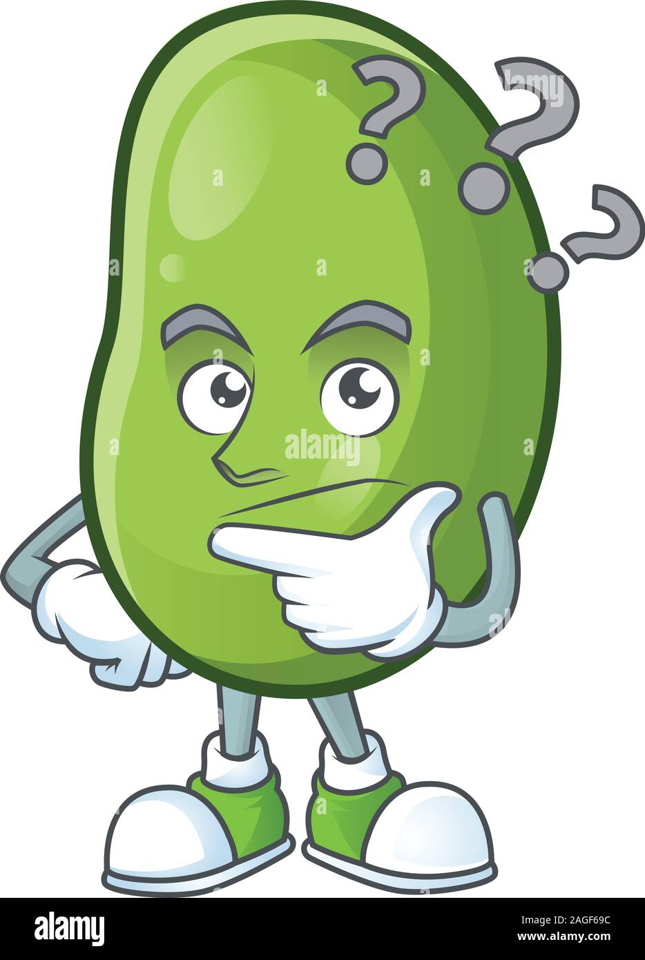 Single Green Bean Clip Art