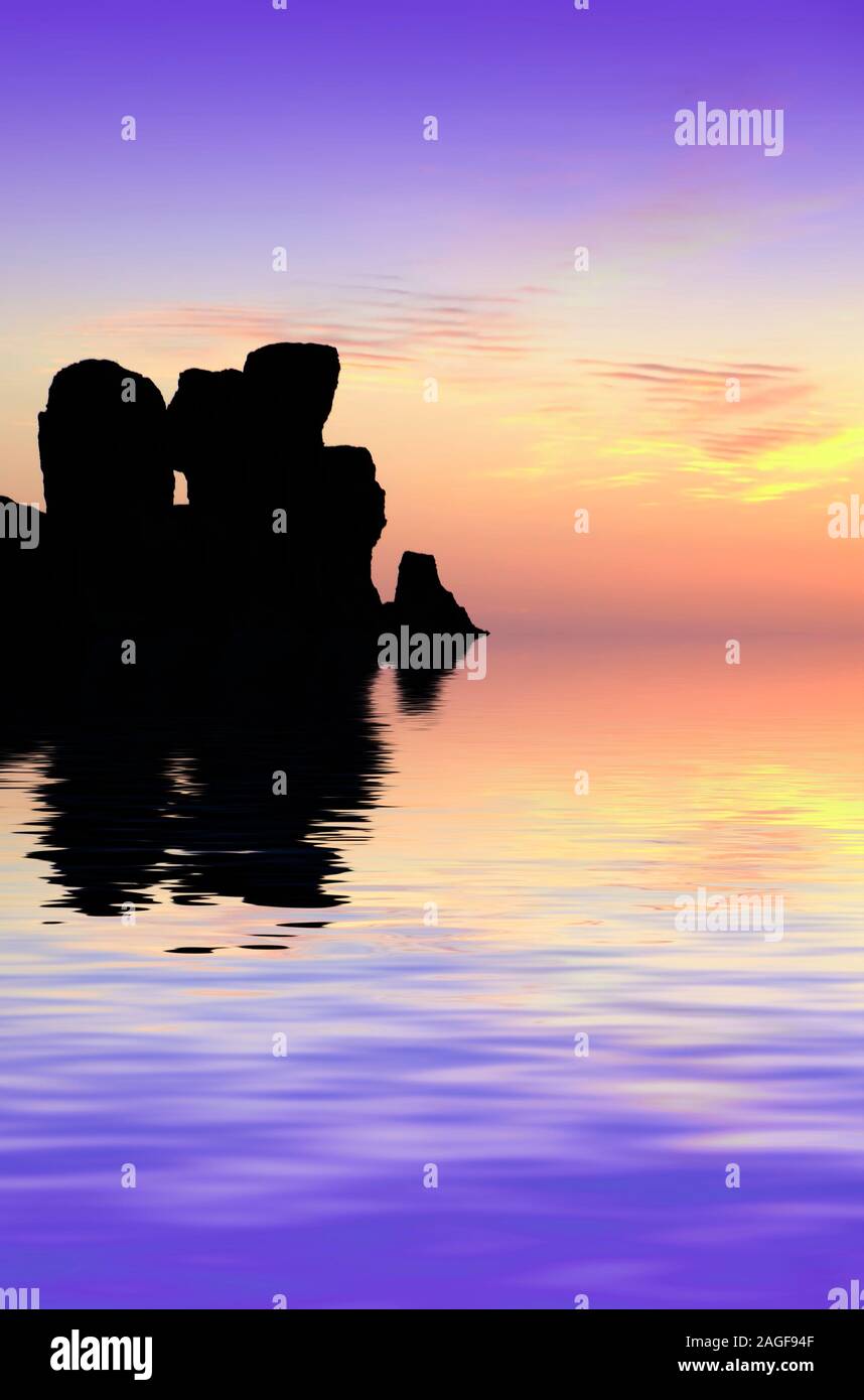 Hagar Qim Neolithic Temple in Malta Stock Photo