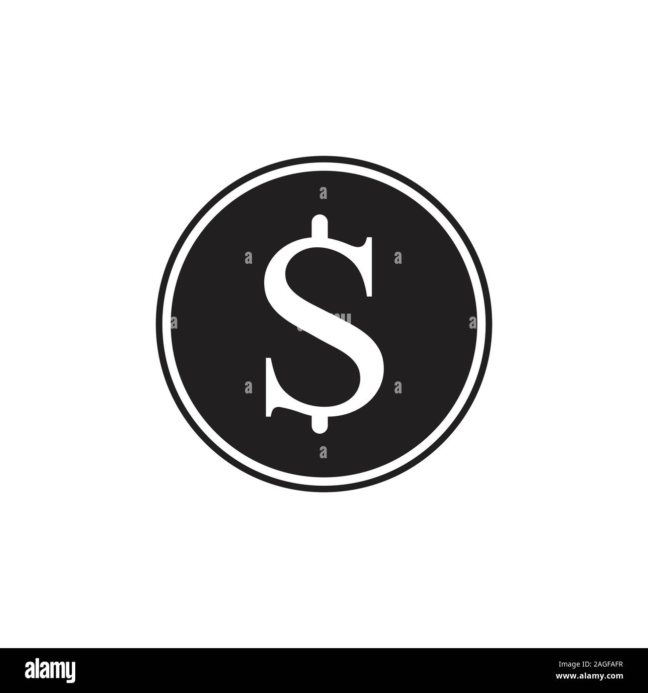 Money Icon Black Dollar Cash Isolated On Background Modern Simple Flat Sign Flat Dolar Symboll For Web Site Design Mobile App Business Internet Stock Vector Image Art Alamy
