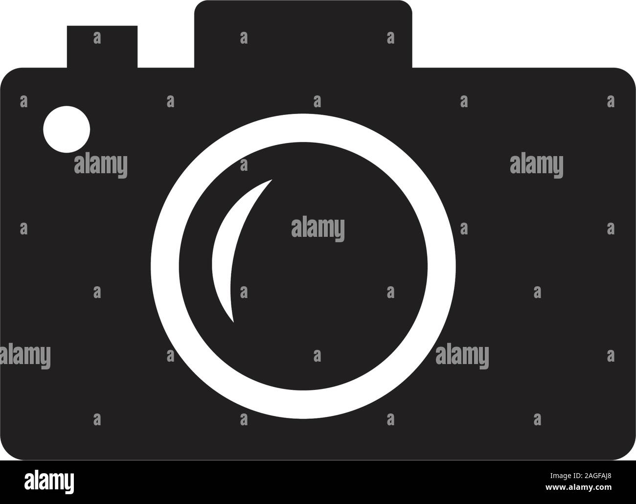 Camera Icon Vector,Camera icon, flat photo camera vector isolated Stock Vector